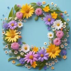 spring easter floral, Beautiful Easter Background