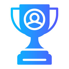 trophy gradient icon