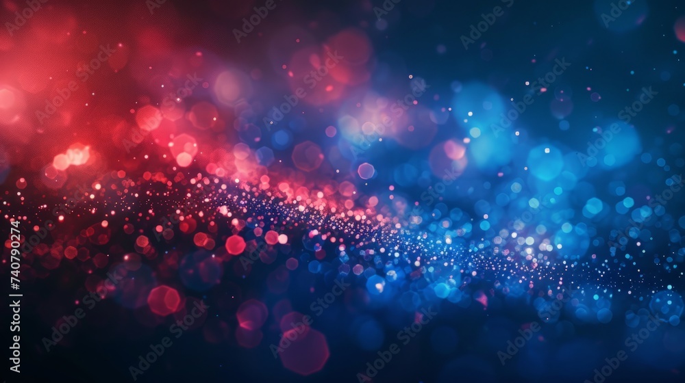 Poster abstract color background. dark blue red glow. diffuse glare. blurry highlights. gradient blend. mod