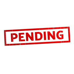 pending red stamp