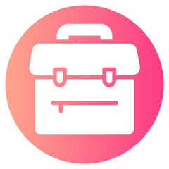 briefcase gradient icon