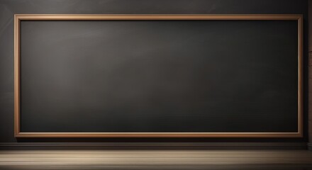 Blank black school chalkboard background