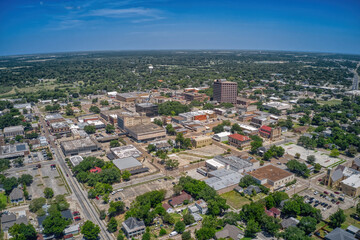 Aerial View of Victoria, Texas during Summer