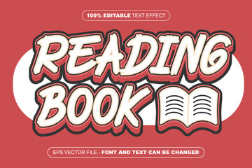 book day editable text effect