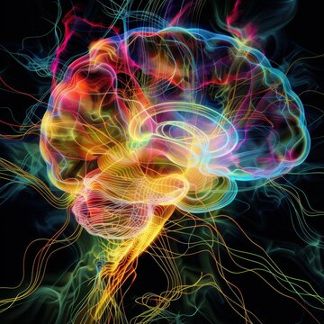 Fractal representation of brain waves and neurological activities