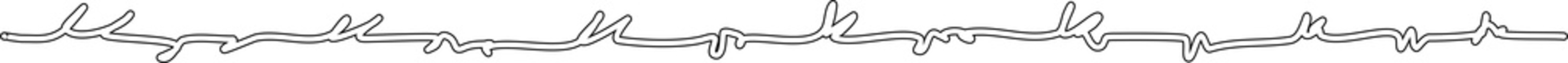 Set of decorative lines and borders