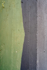 reinforced concrete painted with army camo pattern