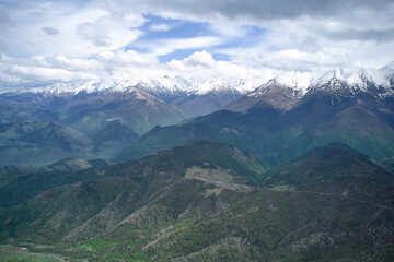 Landscape in the mountains