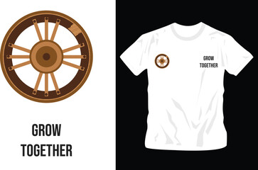 graphic t-shirt design vector illustration. motivational quote