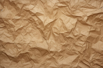 Crumpled paper for background usage, top view