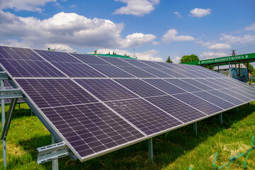solar pannels in Medyka , Poland
