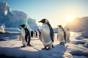 Frosty Fellowship Discover the Adorable Charm of penguins