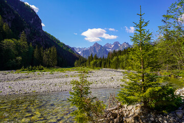 Tatras Mountains national park  riverbed