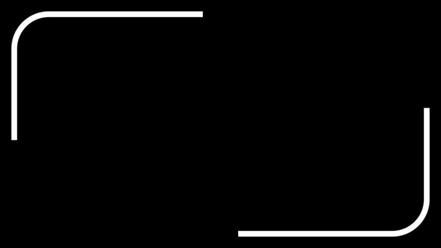 Twitch frame simple animation for streamer, content creator, etc