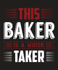 Fototapeta na wymiar This baker is a whisk taker
