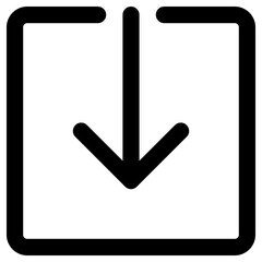 download icon, simple vector design