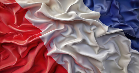 National French Banner Rippled
