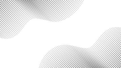 black and white abstract background. dot wave background. back to 80s background polka dot	
