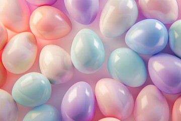 Poster and banner template with decorated ultra violet eggs. Neon colors. Layout design for...