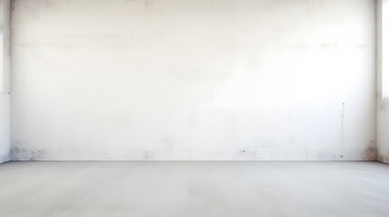 Abstract architecture with blank white wall.