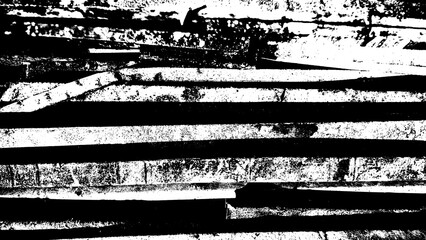 Vintage rough textured black and white image