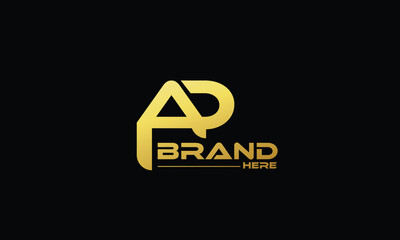  AD DA modern monogram and elegant logo design, Professional Letters Vector Icon Logo on background.