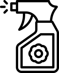 Obraz premium Spray bottle icon