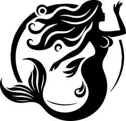 Mermaid Logo Vector 