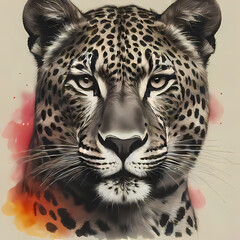 Leopard, logo-style