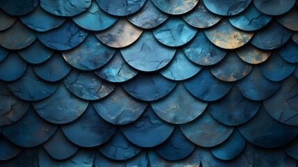 Close Up of the Scales of a Fish