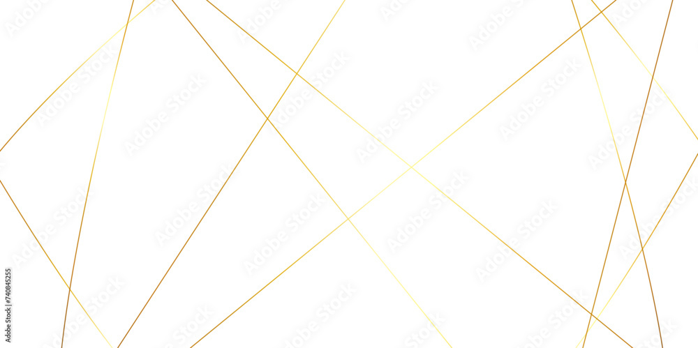 Poster abstract lines with gold color background creative and geometric shape background. abstract seamless