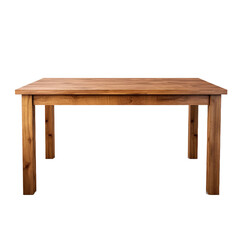 Parsons table isolated on transparent background
