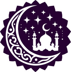 Ramadan Vector Logo of islamic mosque