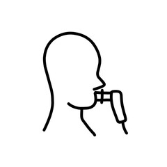 Respiratory therapy icon