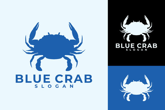 Blue Crab Seafood Farm Logo Design