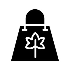 Bag Maple Sale Glyph Icon