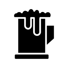 Beer Fall Season Glyph Icon