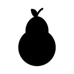 Day Fruit Pear Glyph Icon