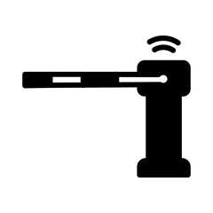 Barrier Gate Park Glyph Icon