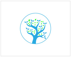 Tree logo design templete vector,