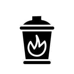Lamp Lantern Light Glyph Icon