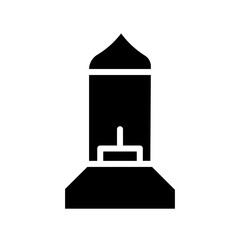 Lamp Lantern Light Glyph Icon