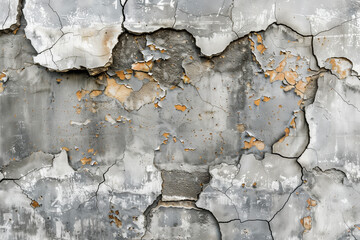 Cracked concrete texture background. Layered surfacesurface with cracks.