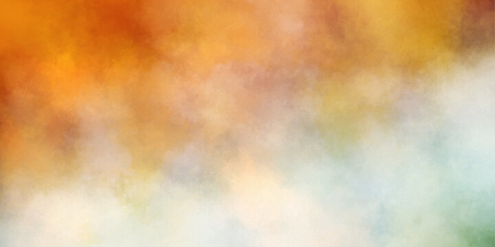 Orange AI format clouds or smoke.powder and smoke overlay perfect.vector desing,dirty dusty.blurred photo for effect spectacular abstract,abstract watercolor vapour.

