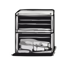 illustration of container rack isolated on white