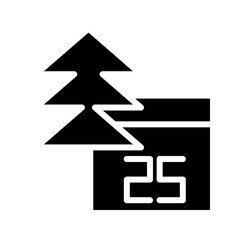 Day Holiday Winter Glyph Icon