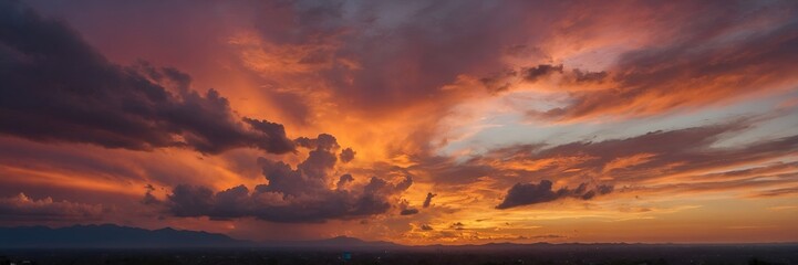 landscape with sky | blue sky with clouds | time lapse clouds over the city | clouds in the sky - Powered by Adobe