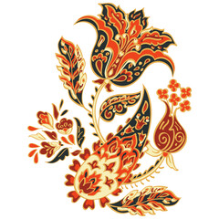 Paisley. Ethnic ornament. Vector illustration isolated - 740867287
