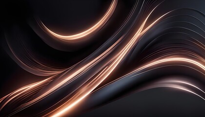 Gaming elegant abstract glowing dark background wallpaper, deep theme, flat lay, Radiant, shining, luminous, brilliant, desktop image, screen saver.