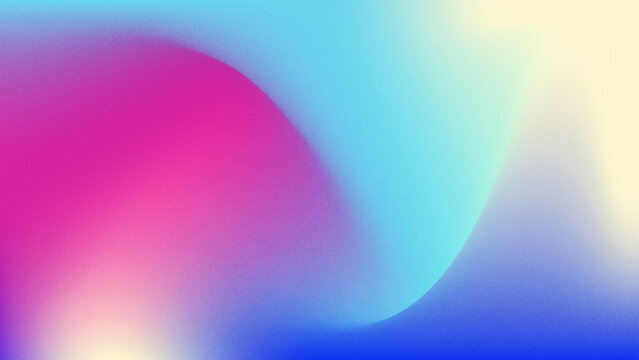 Fondo abstracto con textura granulada. Fondo degradado con ruido. Fondo brillante colorido. Colores Unicornio
